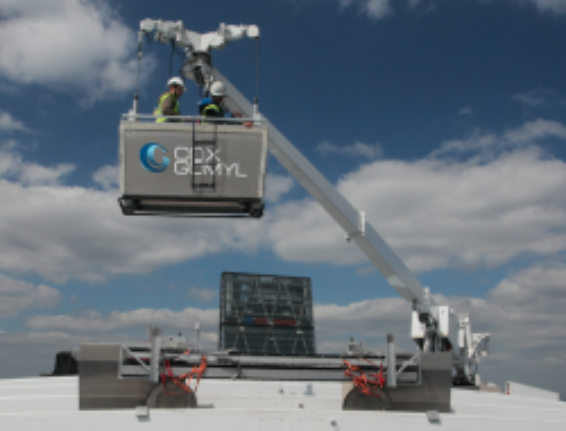 The ‘Walkie Talkie’ – Watch BMU’s in action on 20 Fenchurch St, London